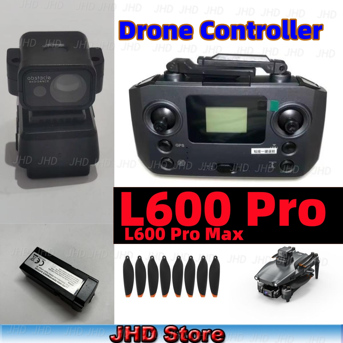 Lyzrc Drone - JHD L600 PRO Drone RC Quadcopter