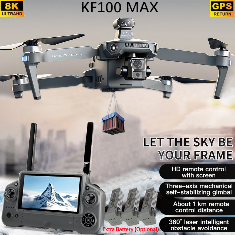 Drone Rc App - KF100 MAX GPS Drone 4K Camera