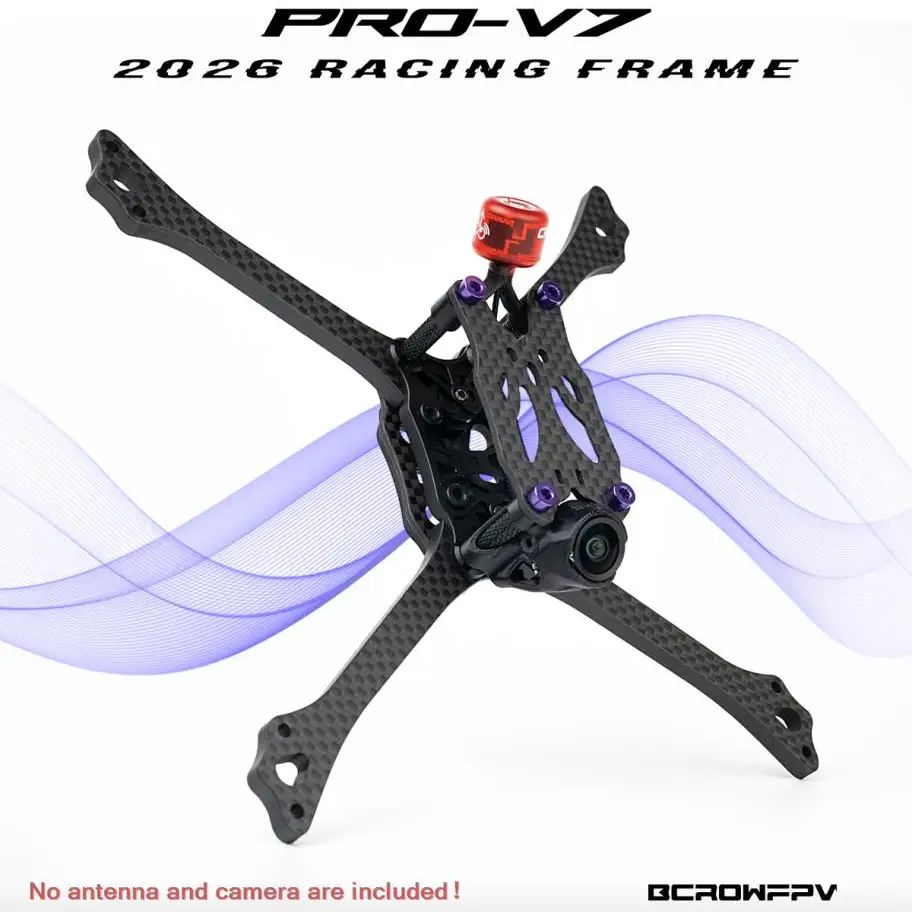 Drone Frame 5 Inch - BCROWFPV PRO-V7 Racing Drone Frame Kit