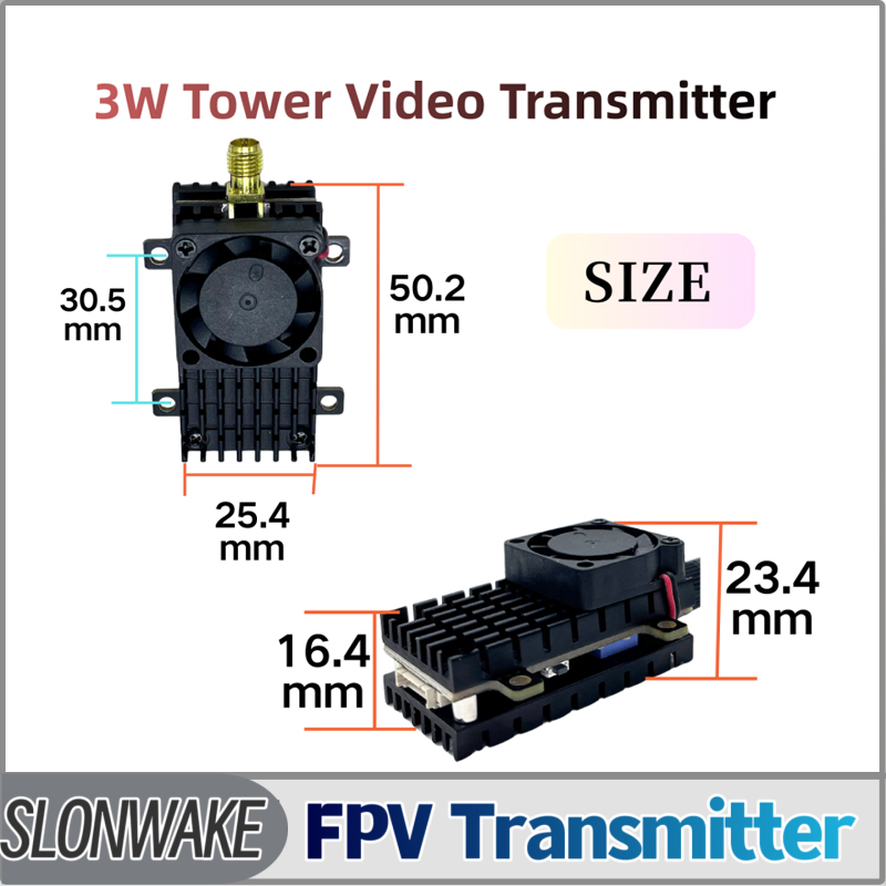 Drone Rc Remote Control - SLONWAKE 5.8G 3000mW Simulation VTX FPV