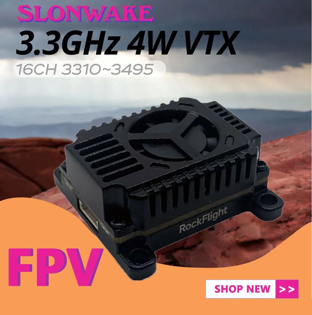 SLONWAKE FPV 3.3G 16CH 4000mW  - đánh giá và giá Drone Rc Remote Control