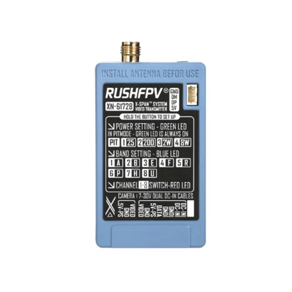 RUSHFPV 6.1‑7.2G 8W X61728 VTX - đánh giá và giá Drone Rc Remote Control