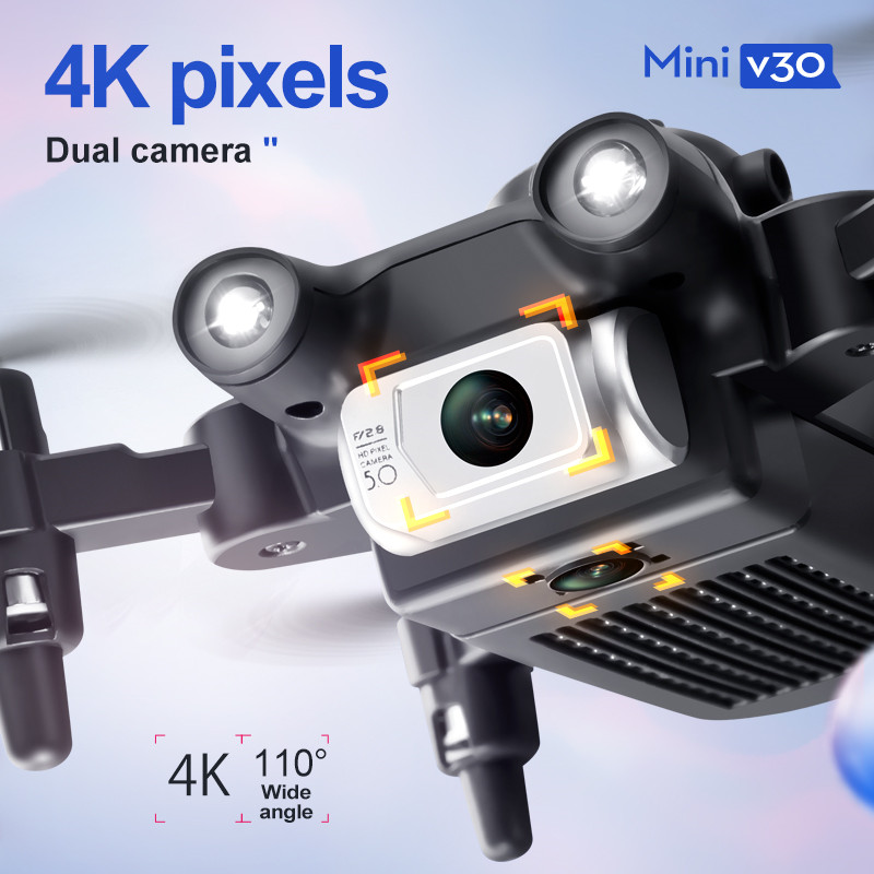 Mini V30 WiFi FPV Drone With 4 - đánh giá và giá Drone Rc Ufo