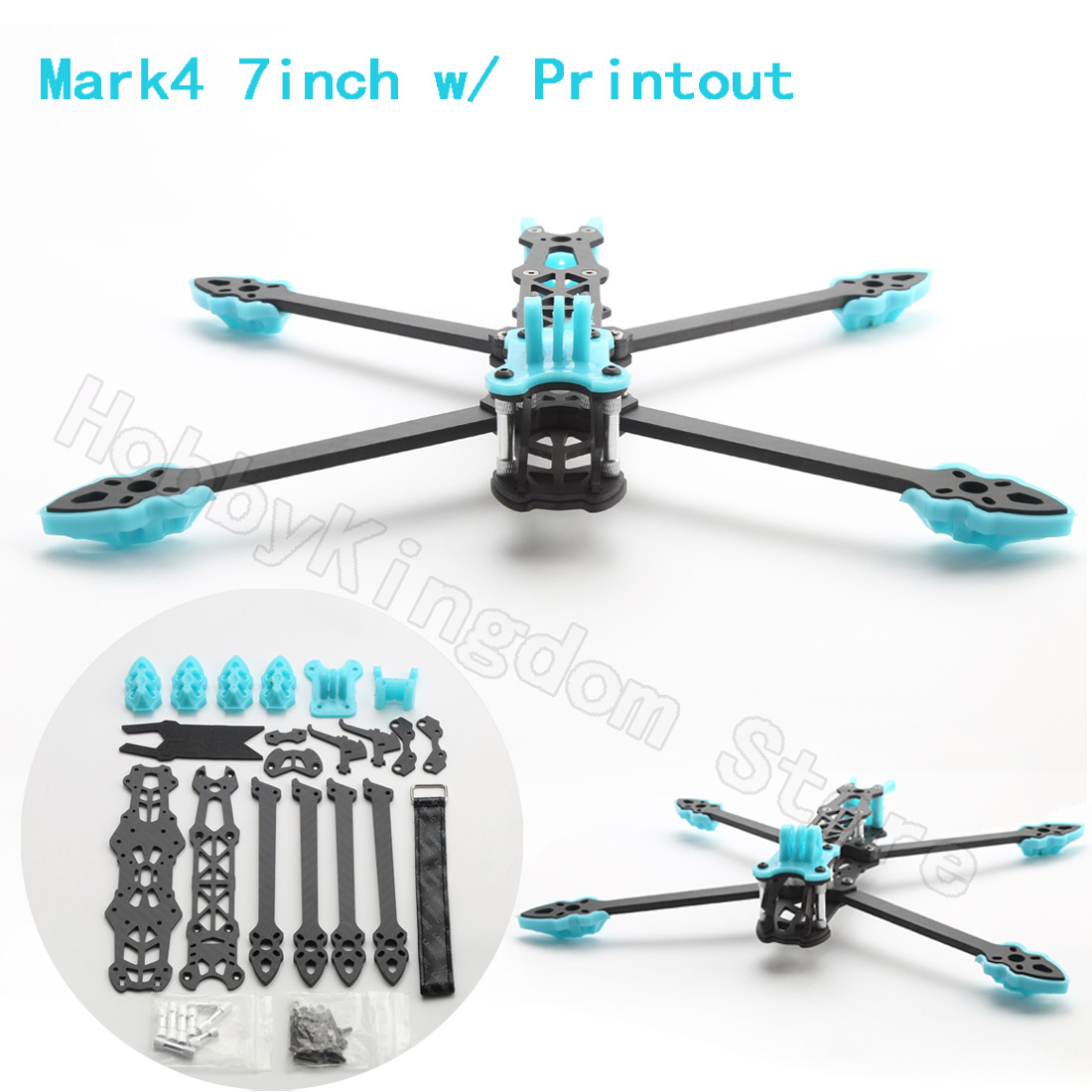 Mark4 7 inch FPV Drone Frame 2 - đánh giá và giá Carbon Fiber Drone Arm