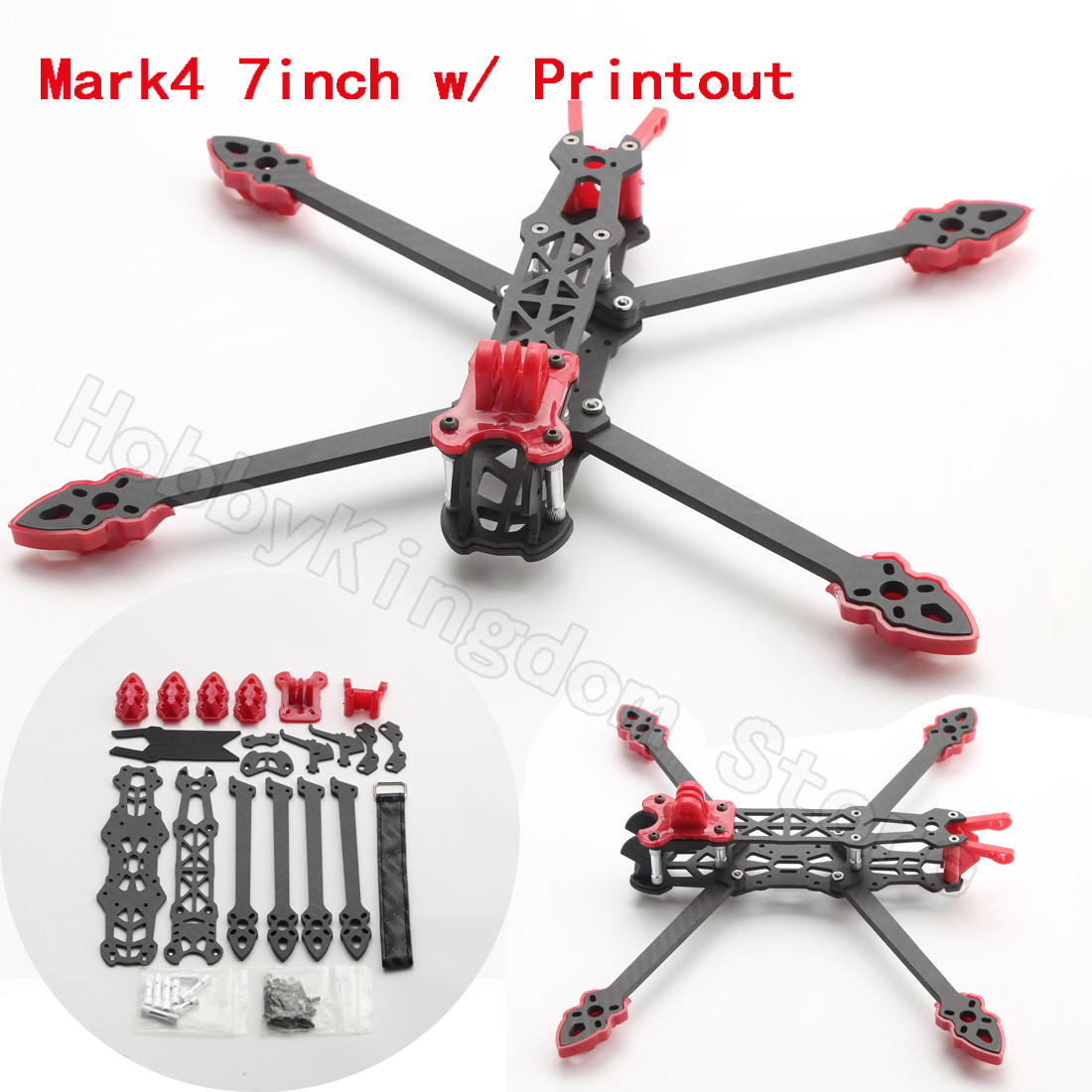 Mark4 7 inch FPV Drone Frame 2 - đánh giá và giá Carbon Fiber Drone Arm
