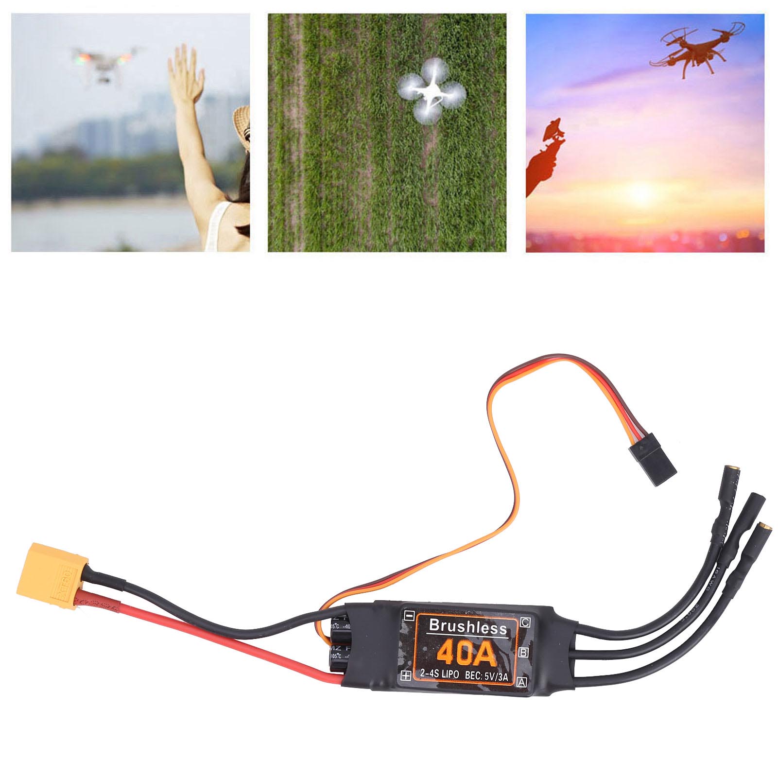 40A Brushless ESC Speed Contro - đánh giá và giá Drone Rc Accessories
