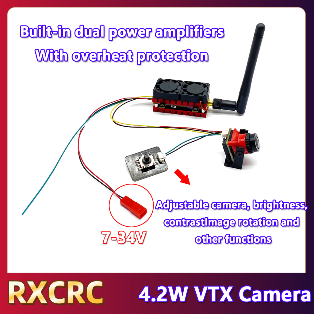 RXCRC 5.8G 48CH 4.2W High Powe - đánh giá và giá Drone Rc Remote Control