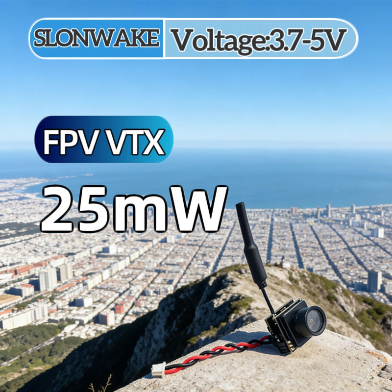 SLONWAKE FPV 25mW power simula - đánh giá và giá Drone Rc Remote Control