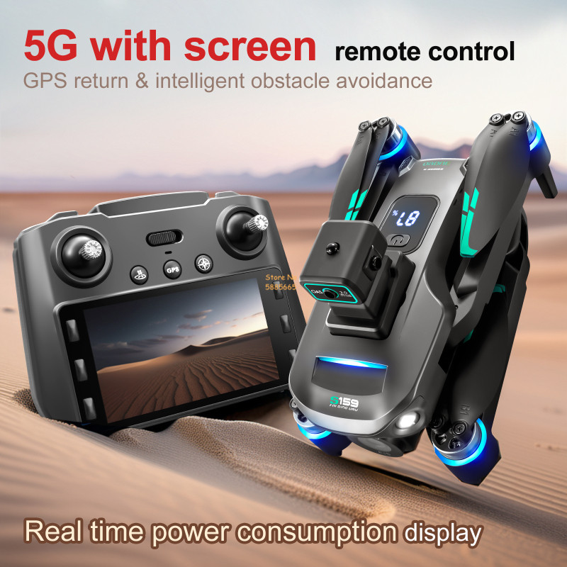 8K Dual Camera 5G WIFI FPV Rem - đánh giá và giá Drone Rc App