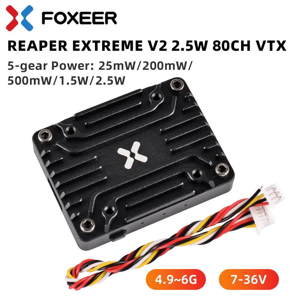 Foxeer 4.9-6G Reaper Extreme V - đánh giá và giá Drone Reaper Rc