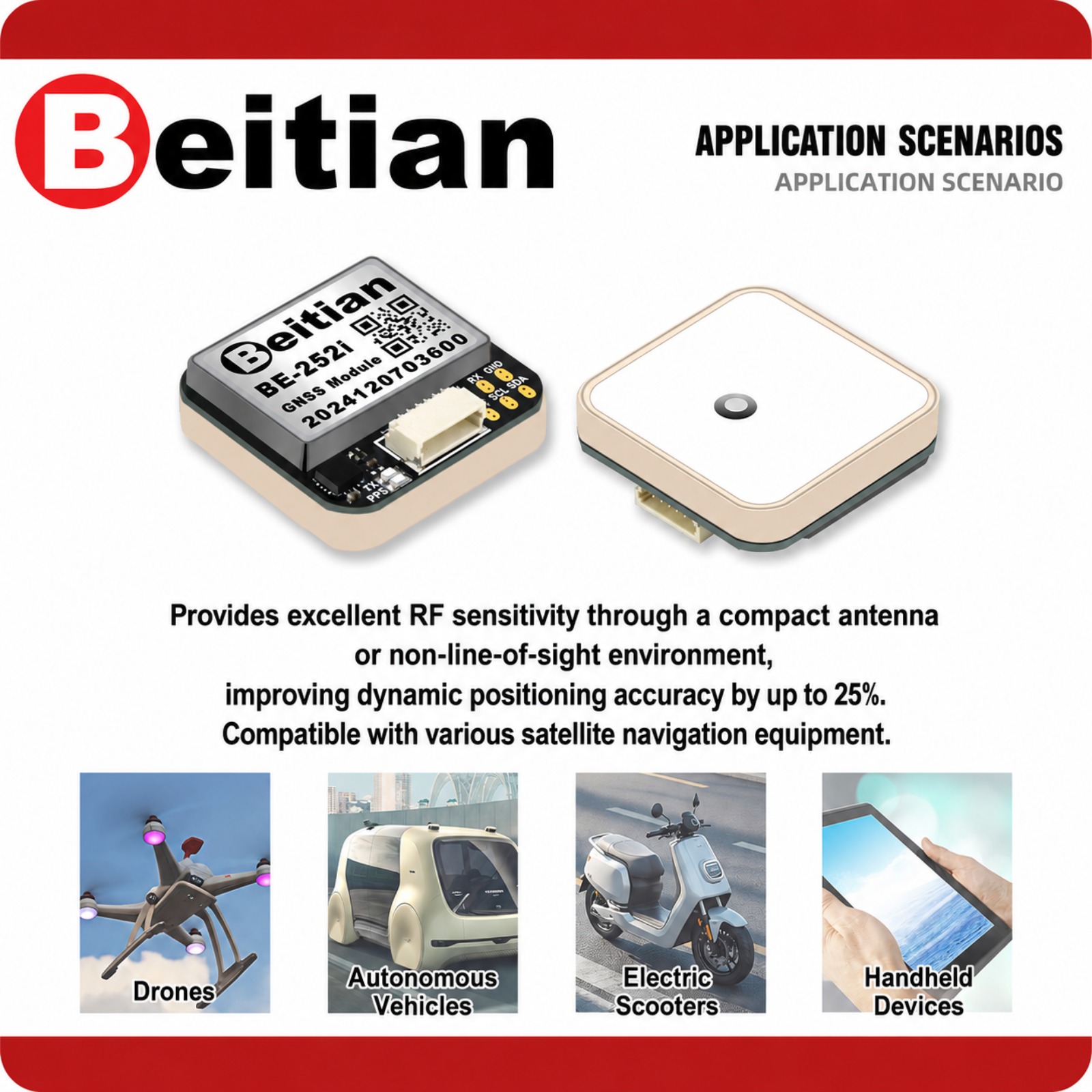 Beitian M10 Triple Mode GNSS C - đánh giá và giá Gps Module Drone
