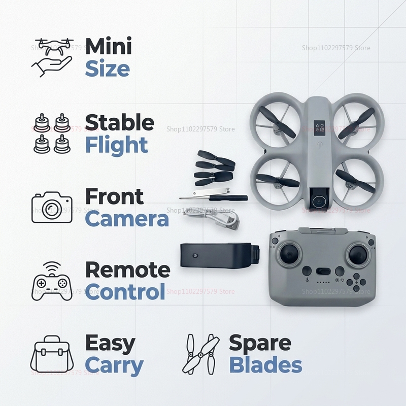 Mini Drone with 8K HD Camera F - đánh giá và giá Drone Rc Ufo