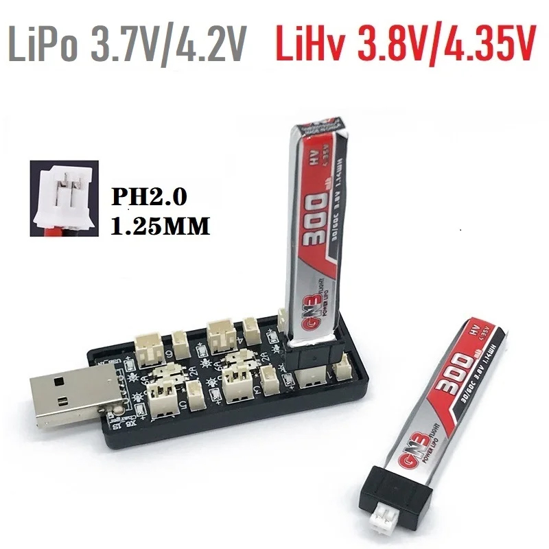 6CH USB 1S LiPo/LiHv 3.7V/4.2V - đánh giá và giá Drone Rc Ufo