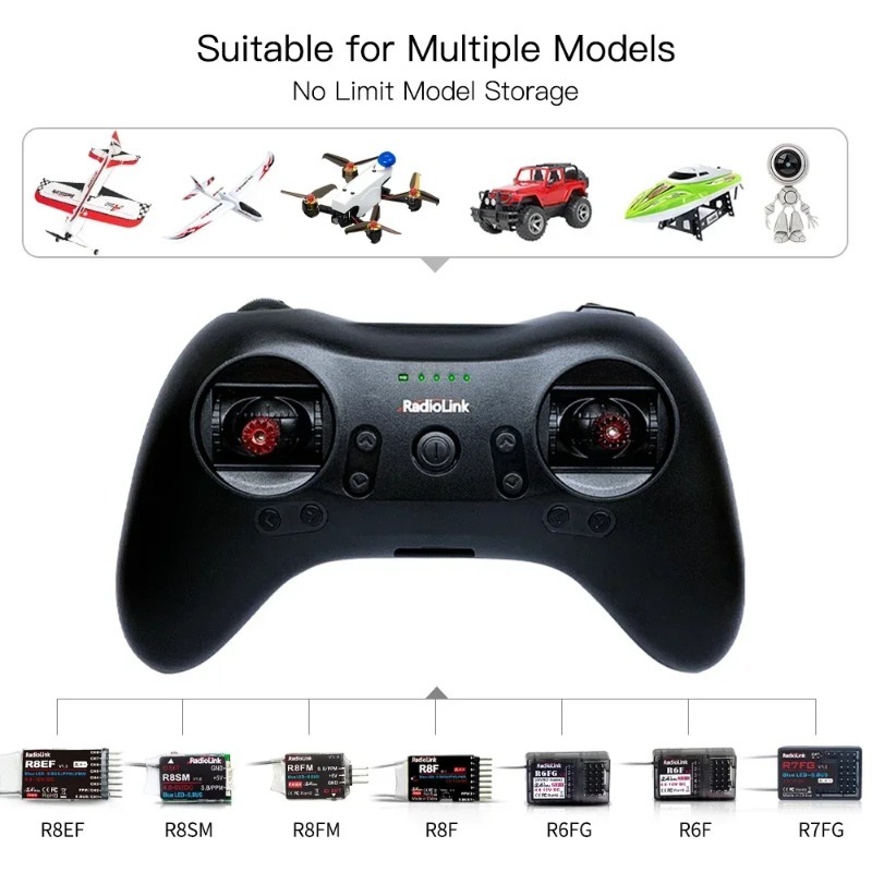 Radiolink T8S 2.4G 8 Channel R - đánh giá và giá Drone Rc Game