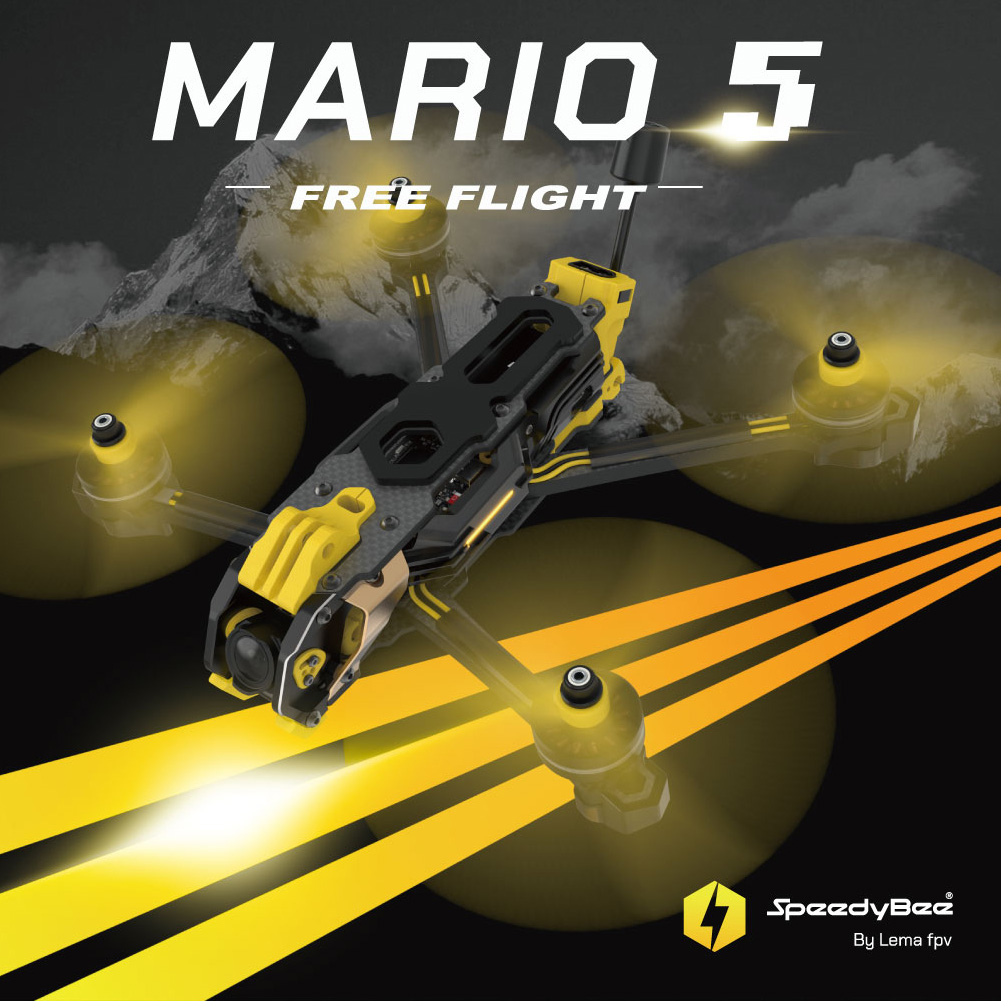 SpeedyBee Mario 5 Frame 5 inch - đánh giá và giá Micro Fpv Quad
