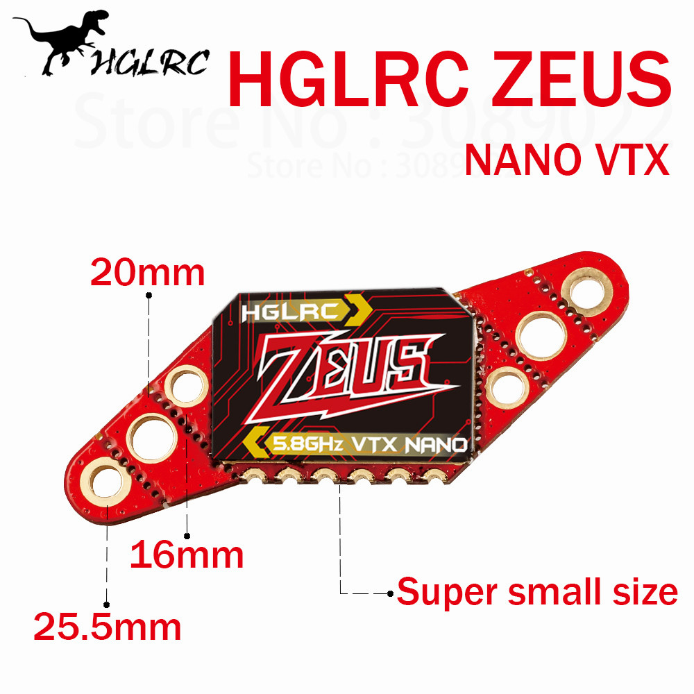 HGLRC Zeus Nano VTX 350mW 5.8G - đánh giá và giá Micro Fpv Quad