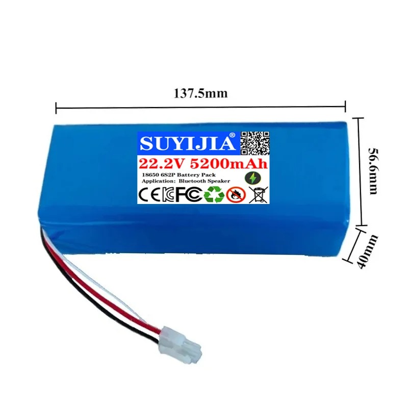 New 18650 Battery 22.2V 5200mA - đánh giá và giá Drone Rc Game