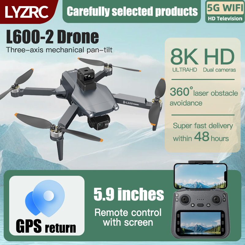 LYZRC L600-2 MAX GPS Drone 3-A - đánh giá và giá Lyzrc Drone