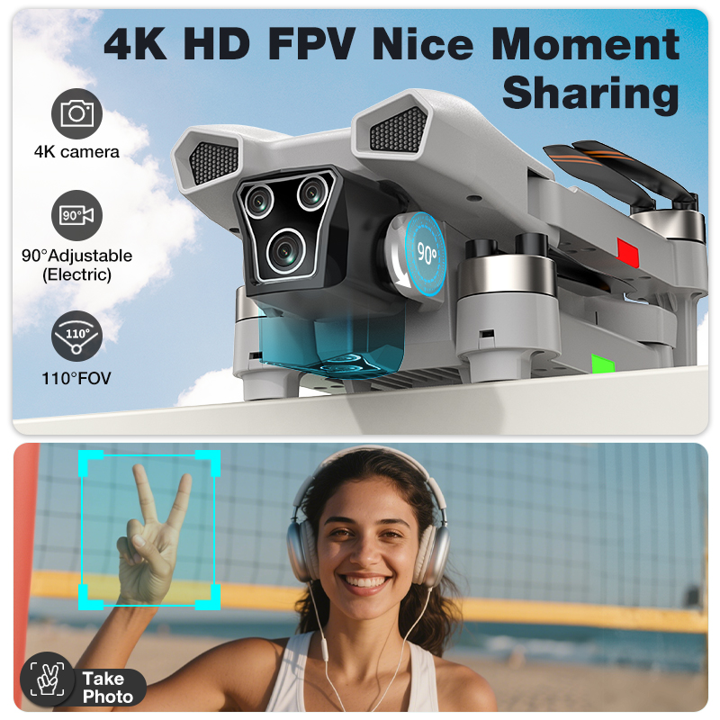 NEW Hot L017 Pro Drone Brushle - đánh giá và giá Drone Rc App
