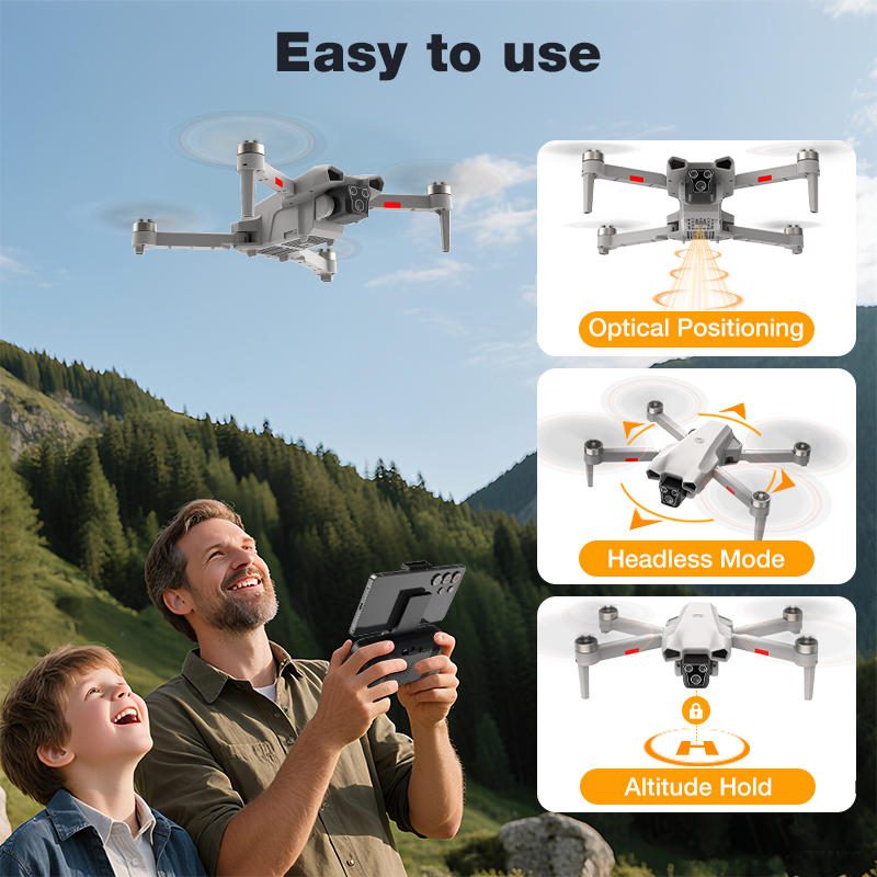 NEW Hot L017 Pro Drone Brushle - đánh giá và giá Drone Rc App