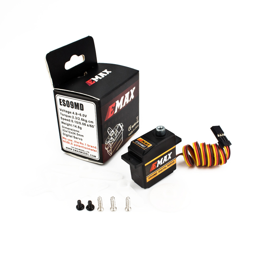 14g Micro Digital Servo ES09MD - đánh giá và giá Drone Rc Accessories